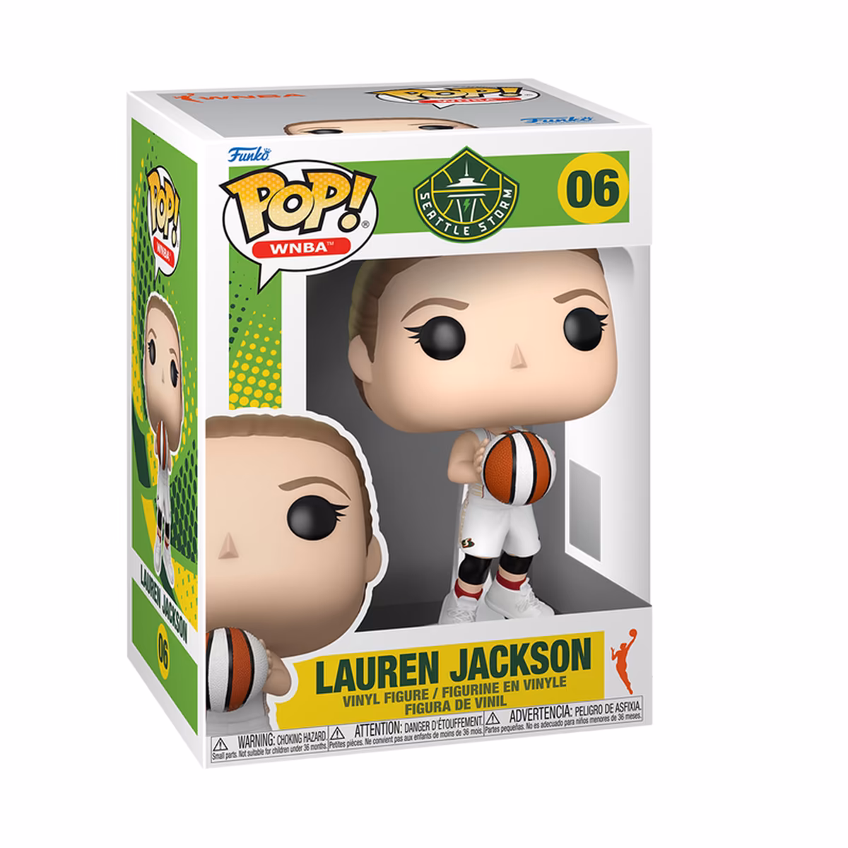 Seattle Storm Lauren Jackson Funko Pop! Vinyl Figure 9 Seattle Storm Lauren Jackson Funko Pop! Vinyl Figure