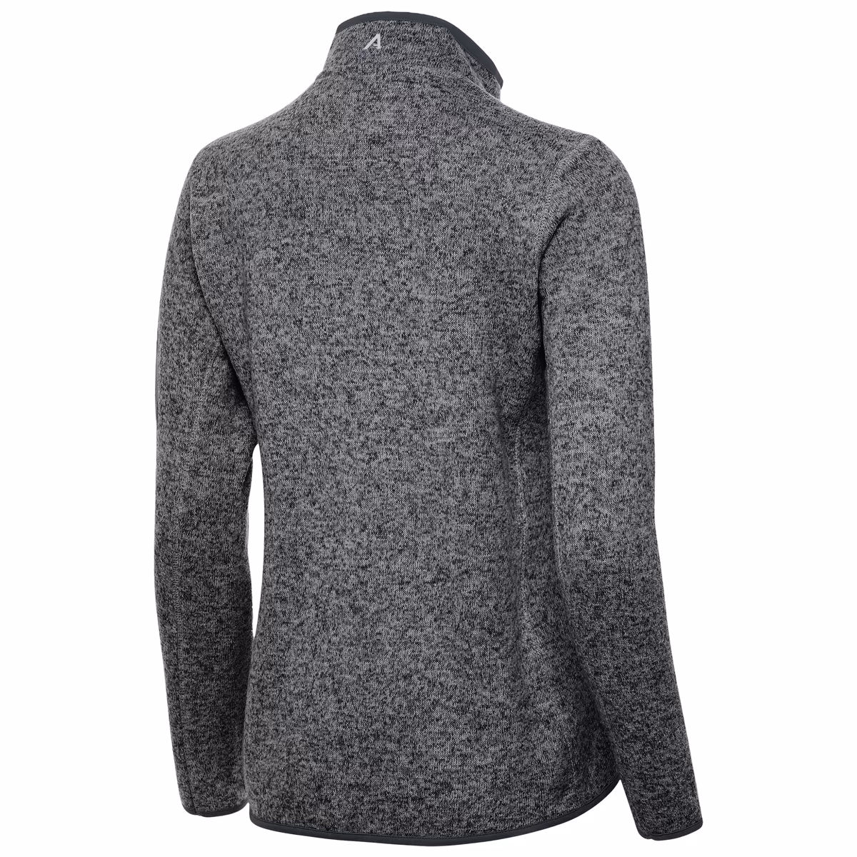 Women's Seattle Storm Antigua Heather Gray Fortune Half-Zip Pullover Jacket 4 Women's Seattle Storm Antigua Heather Gray Fortune Half-Zip Pullover Jacket