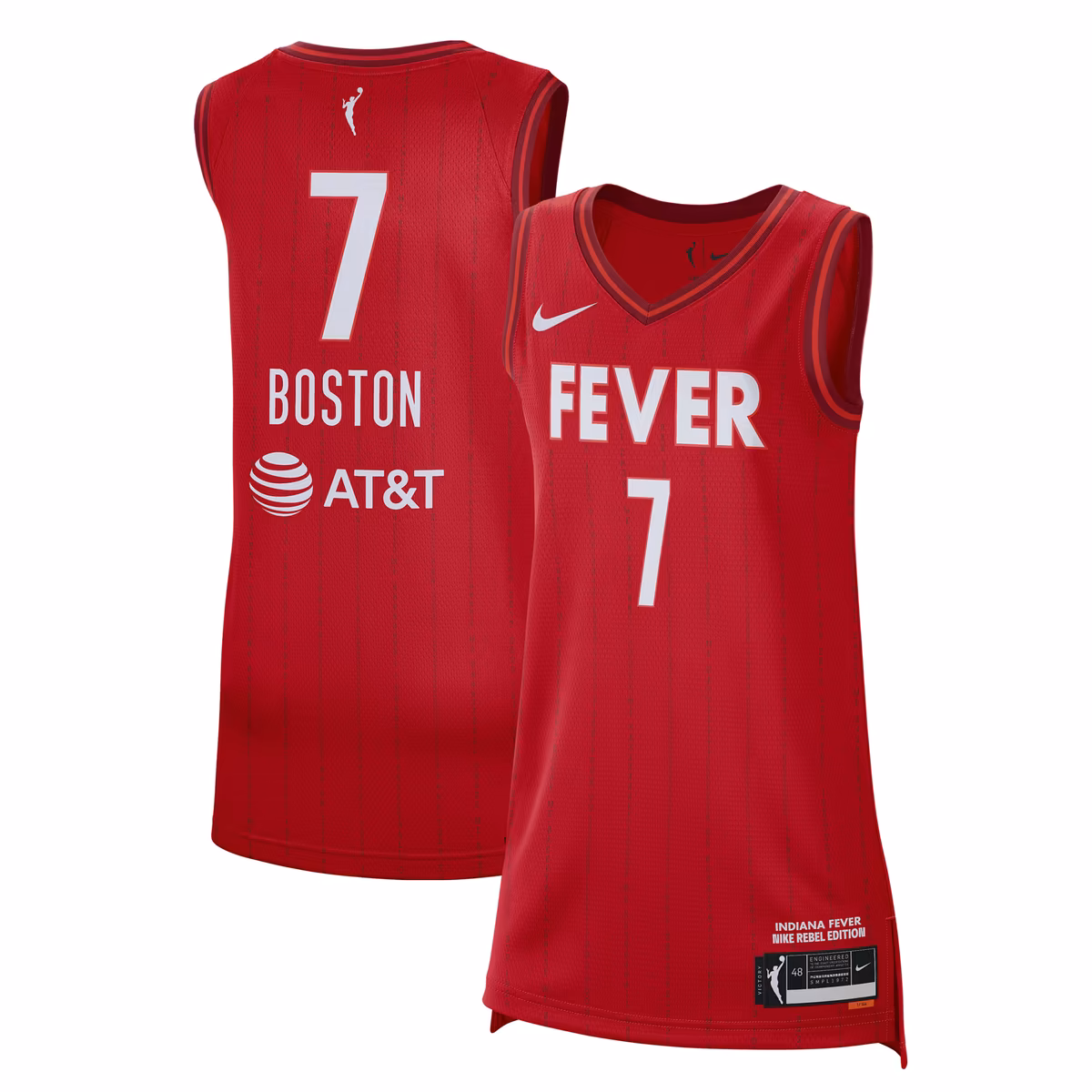 Unisex Indiana Fever Aliyah Boston Nike Red Rebel Edition Player Jersey