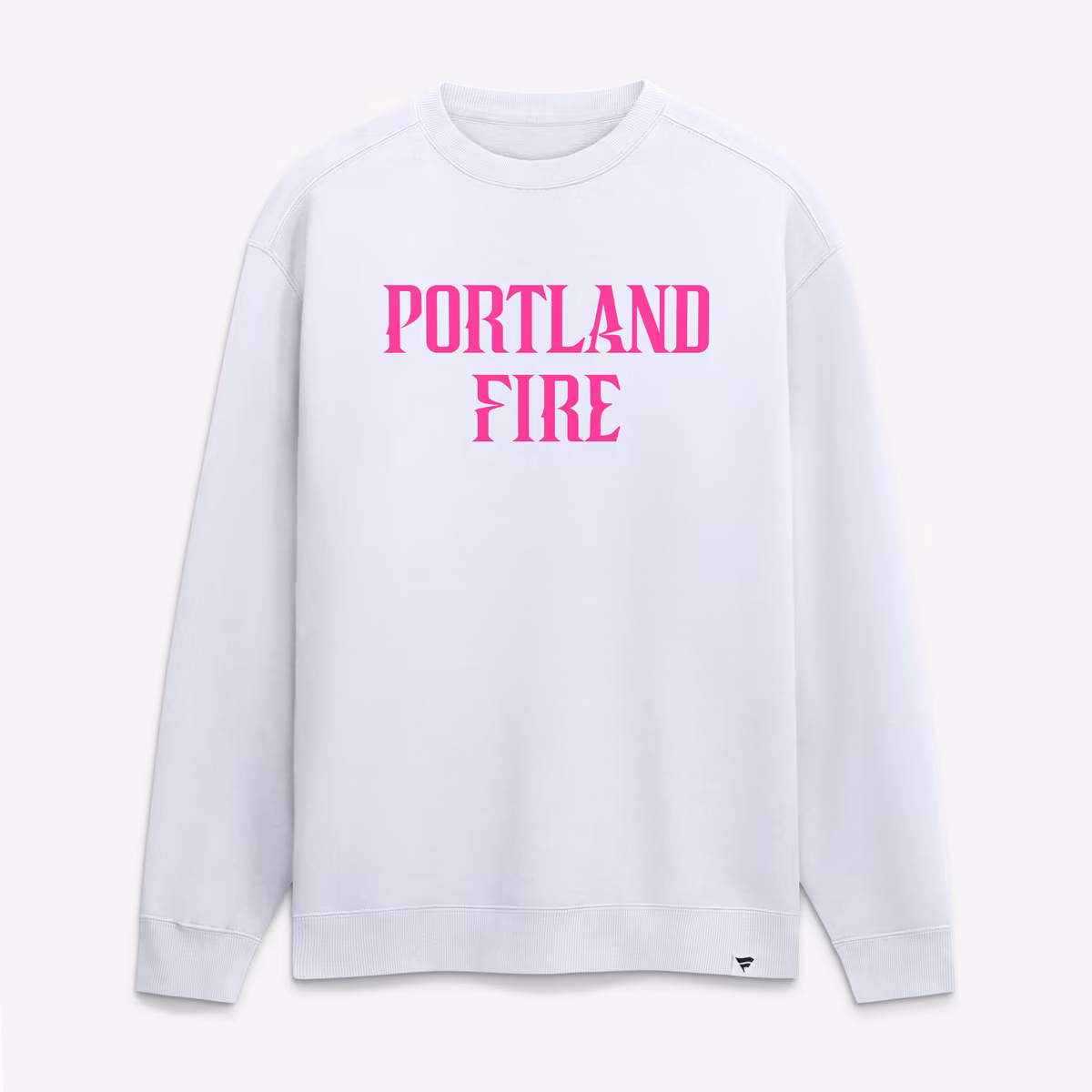 Men's Portland Fire White Club Fleece Sweatshirt