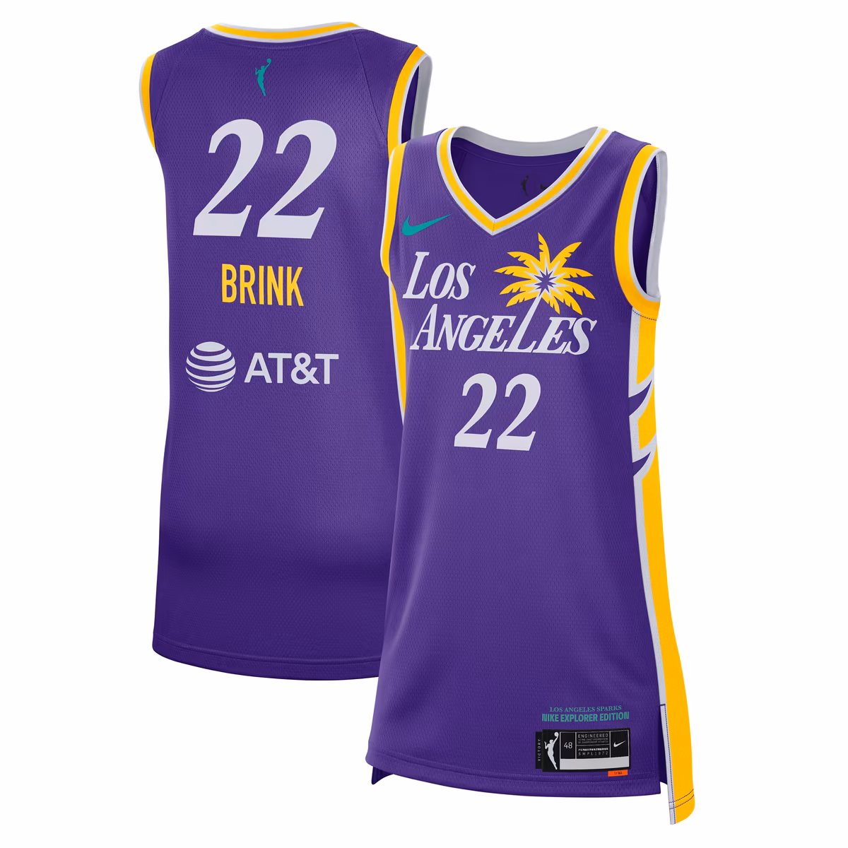 Unisex Los Angeles Sparks Cameron Brink Nike Purple Explorer Edition Victory Player Jersey 11 Unisex Los Angeles Sparks Cameron Brink Nike Purple Explorer Edition Victory Player Jersey