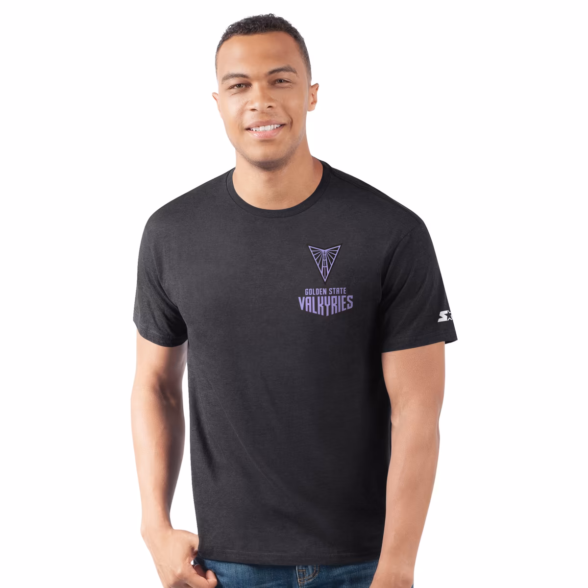 Men's Golden State Valkyries Starter Black WNBA 30th Anniversary Prime Time T-Shirt 2 Men's Golden State Valkyries Starter Black WNBA 30th Anniversary Prime Time T-Shirt