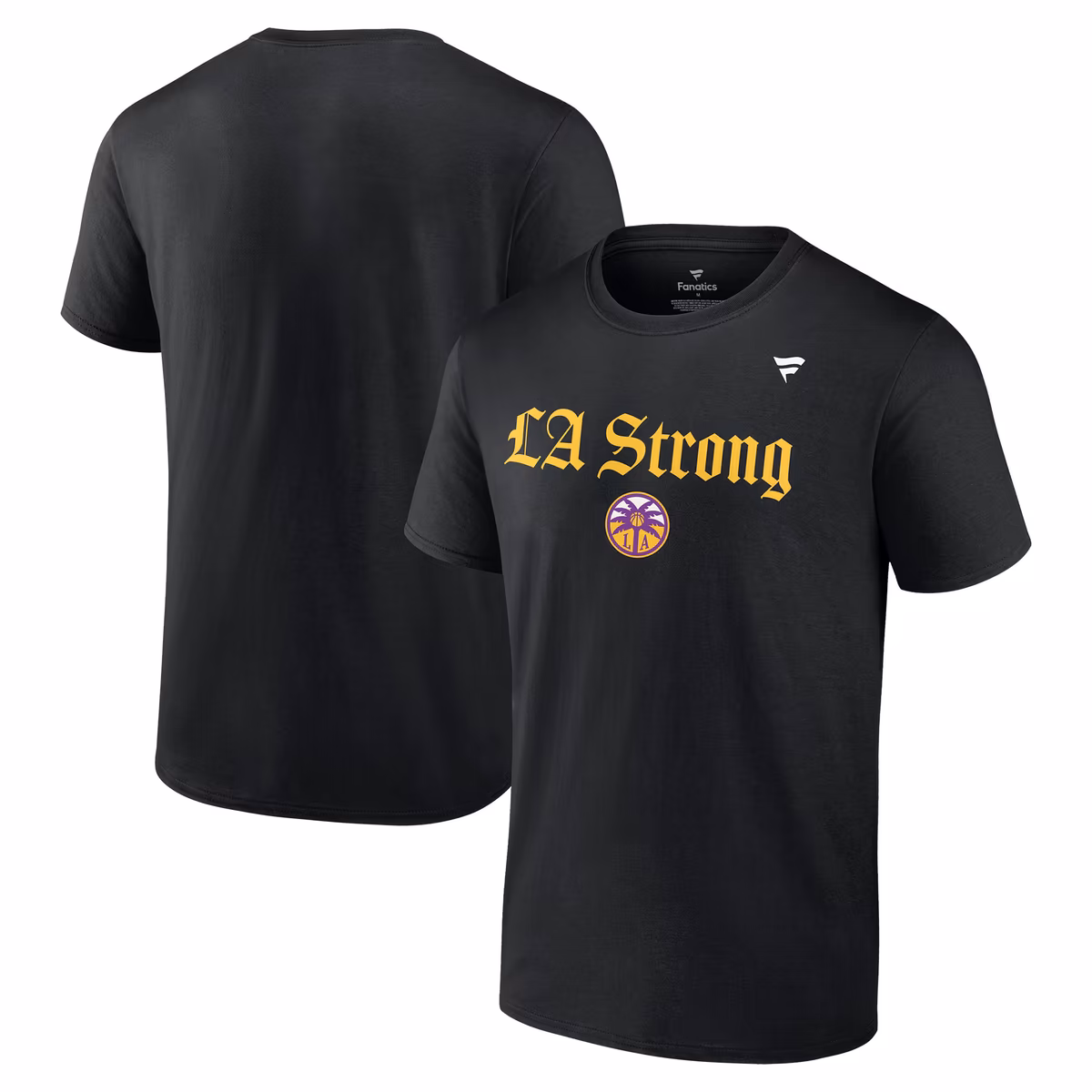 Unisex Los Angeles Sparks Fanatics Black LA Strong T-Shirt