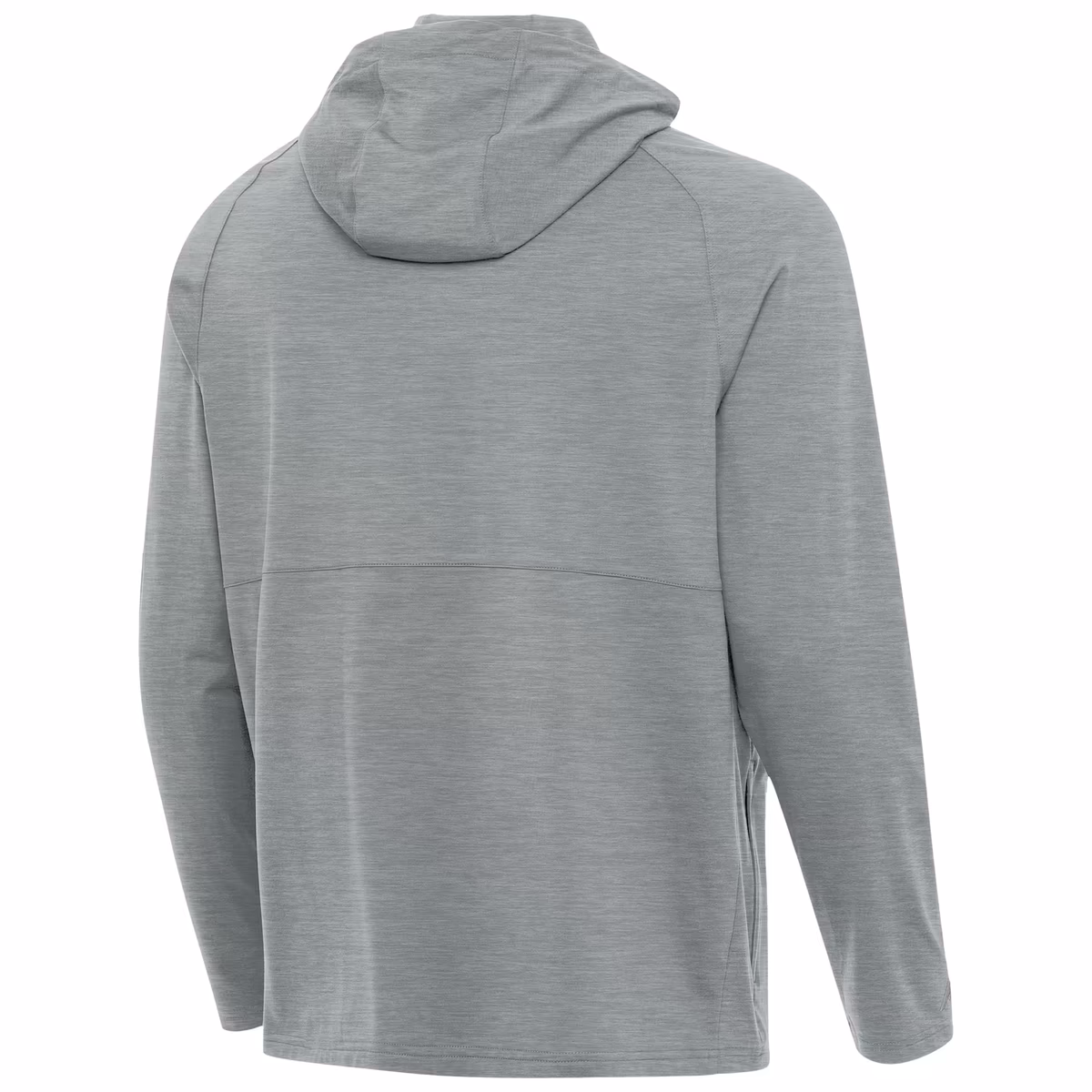 Men's Dallas Wings Antigua Heather Gray Spikes Raglan Quarter-Zip Hoodie 4 Men's Dallas Wings Antigua Heather Gray Spikes Raglan Quarter-Zip Hoodie