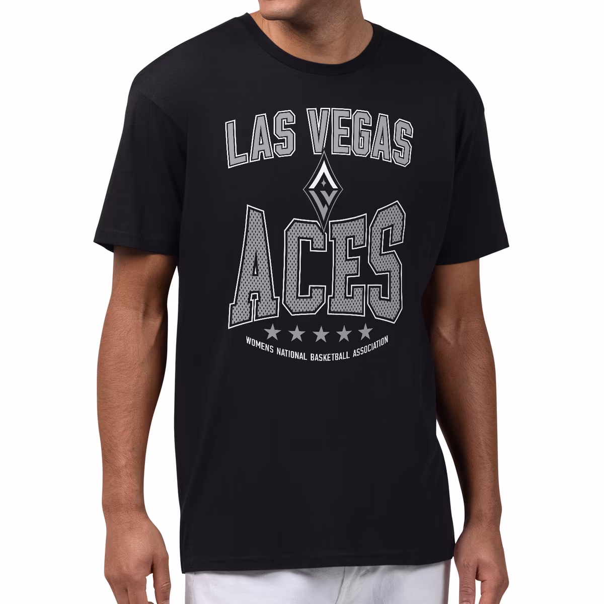 Men's Las Vegas Aces Starter Black Center Squeeze T-Shirt 8 Men's Las Vegas Aces Starter Black Center Squeeze T-Shirt