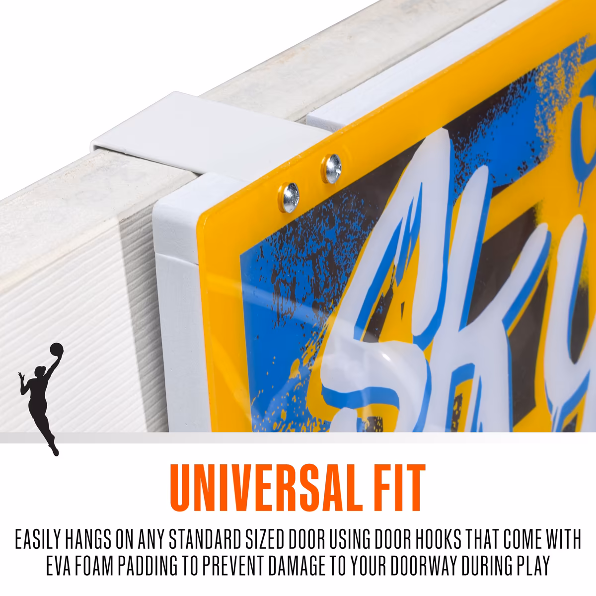 Chicago Sky Franklin Sports Over-the-Door Basketball Hoop Set 6 Chicago Sky Franklin Sports Over-the-Door Basketball Hoop Set