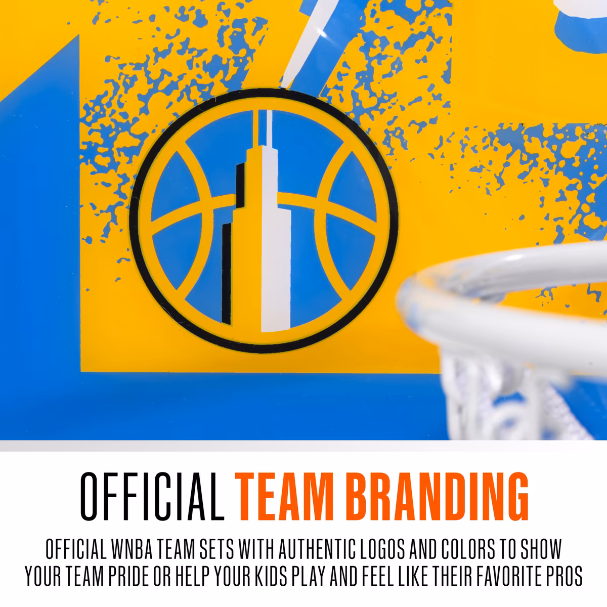 Chicago Sky Franklin Sports Over-the-Door Basketball Hoop Set 7 Chicago Sky Franklin Sports Over-the-Door Basketball Hoop Set