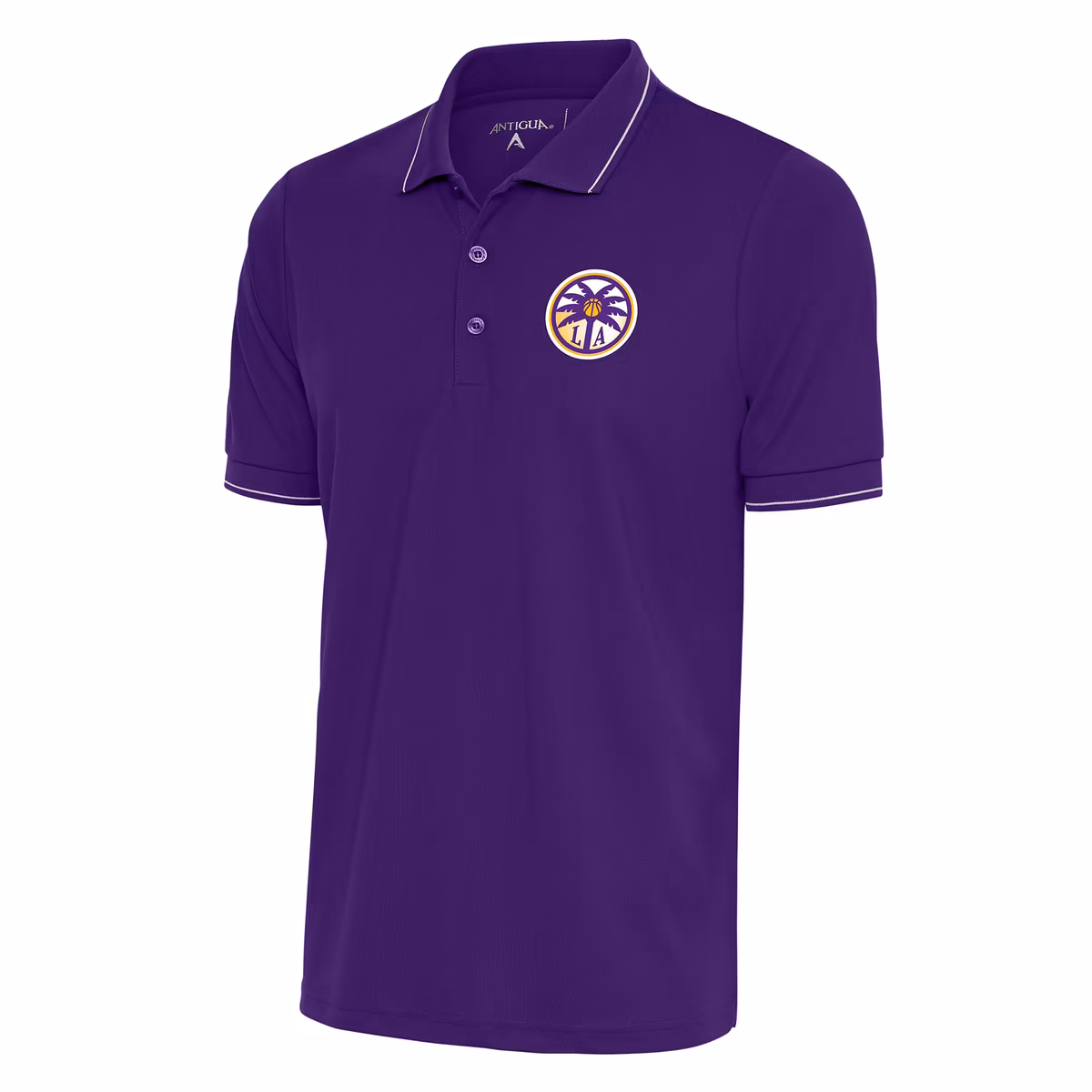 Men's Los Angeles Sparks Antigua Purple Affluent Polo