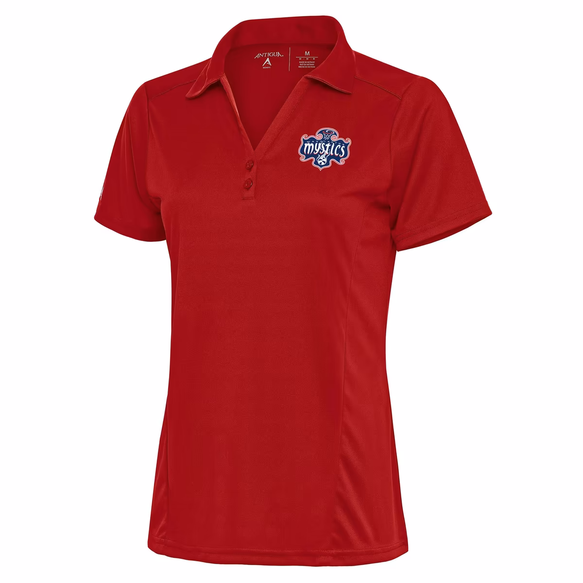 Women's Washington Mystics Antigua Red Tribute Polo 2 Women's Washington Mystics Antigua Red Tribute Polo