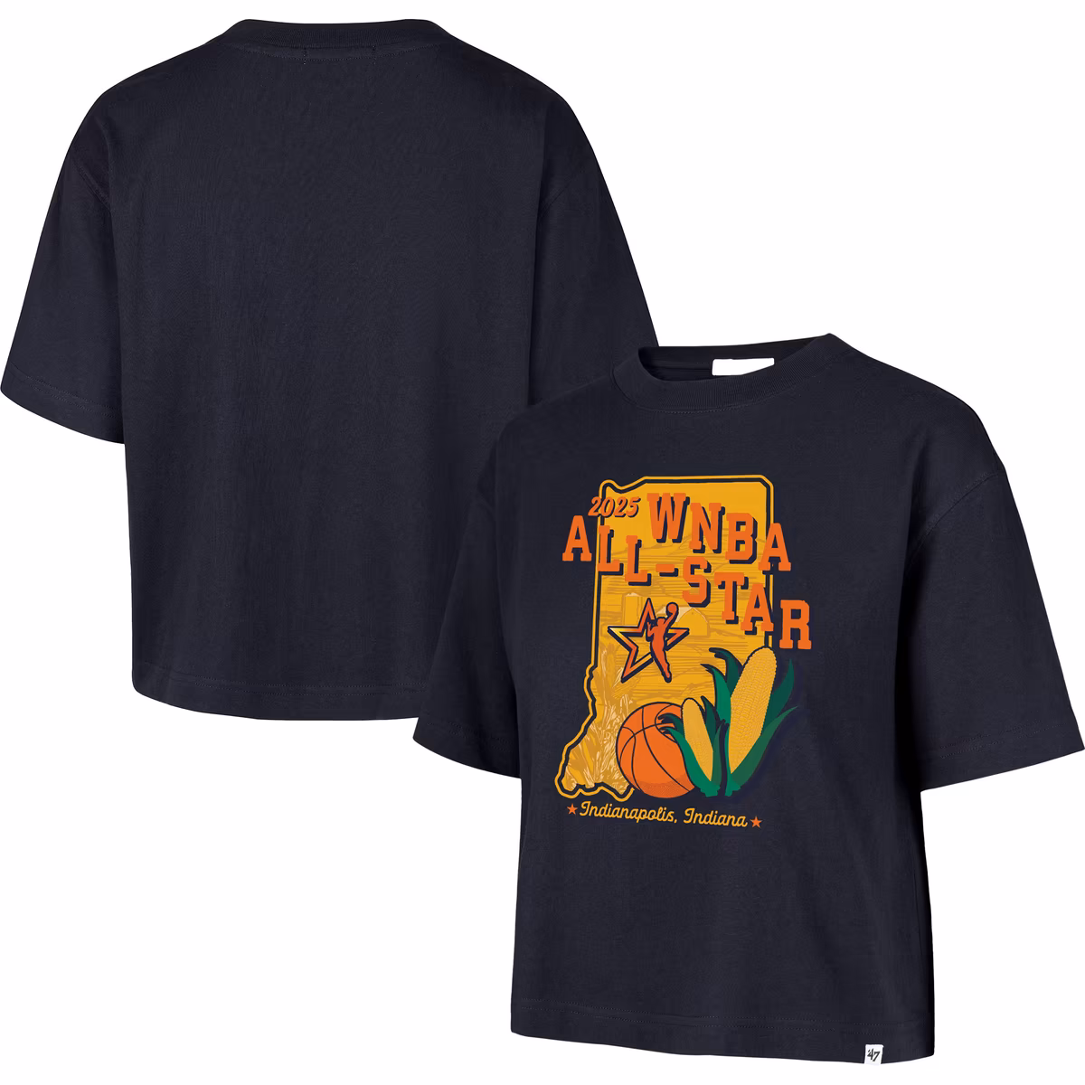 Women's '47 Navy 2025 WNBA All-Star Game Hometown T-Shirt