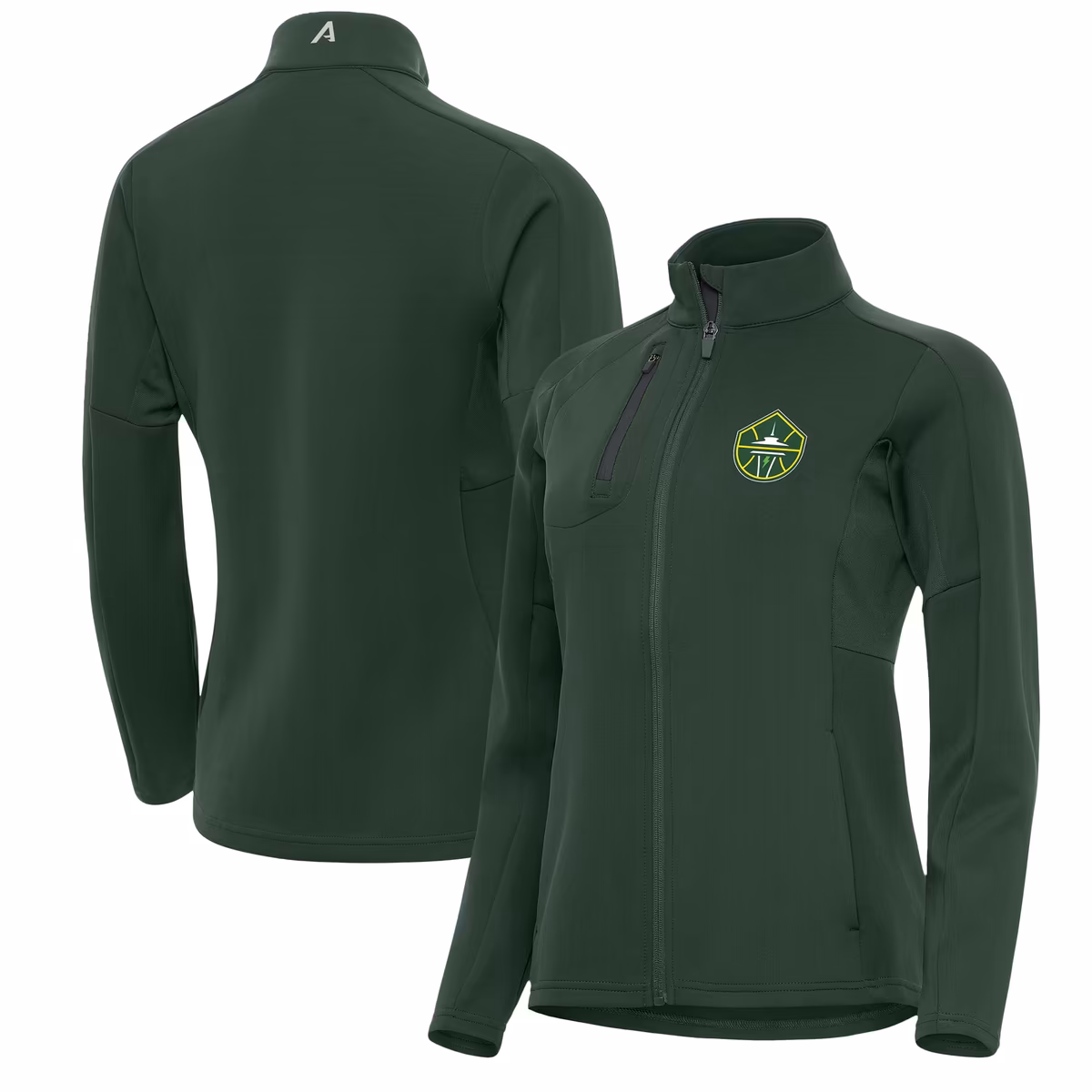 Women's Seattle Storm Antigua Hunter Green Generation Full-Zip Jacket