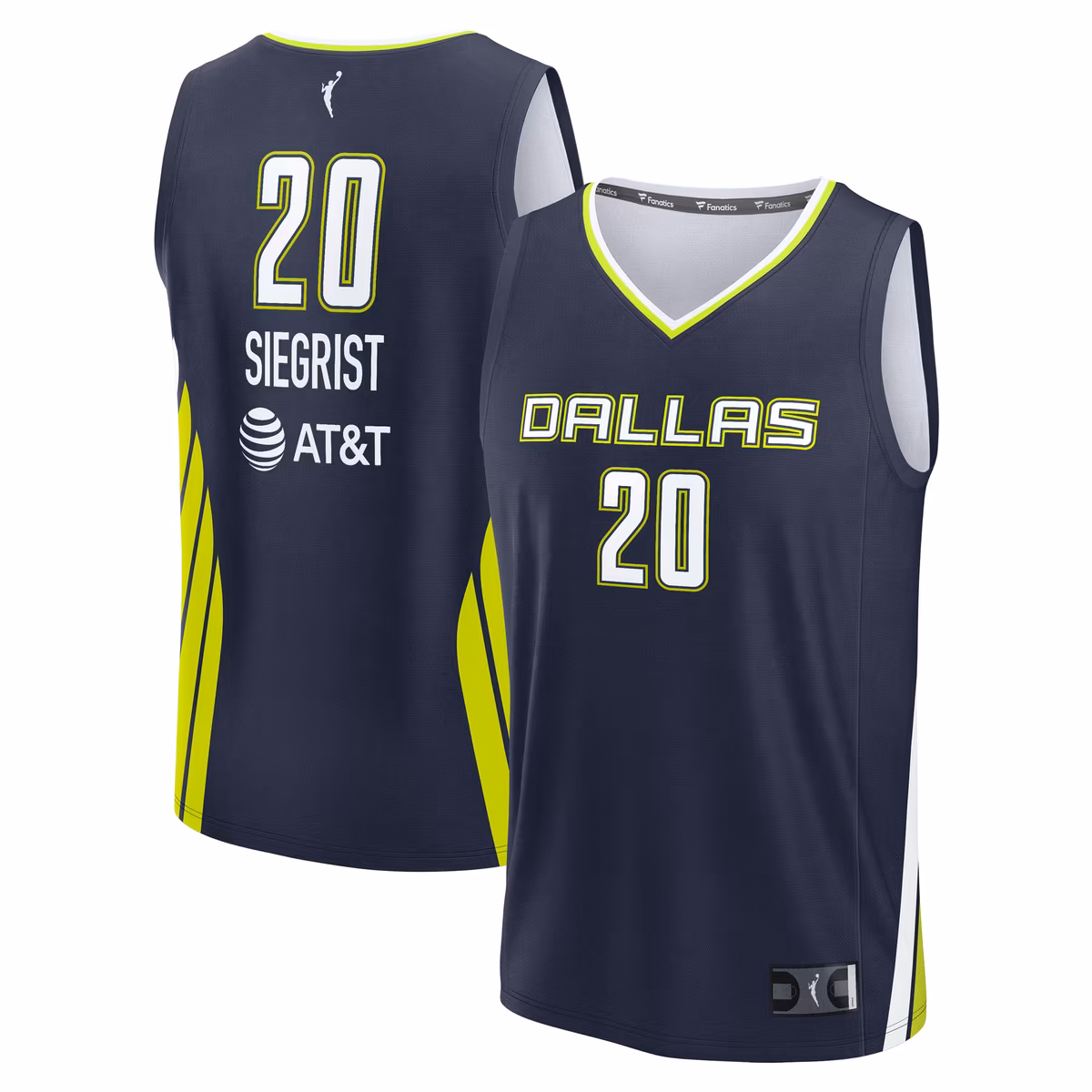 Unisex Dallas Wings Maddy Siegrist Fanatics Navy Explorer Edition Fast Break Replica Jersey