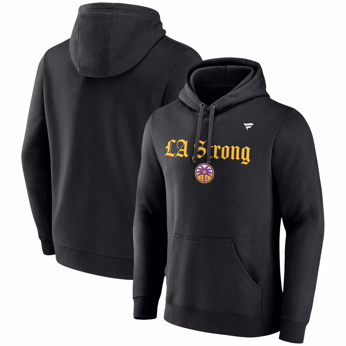 Unisex Los Angeles Sparks Fanatics Black LA Strong Fleece Pullover Hoodie 2 Unisex Los Angeles Sparks Fanatics Black LA Strong Fleece Pullover Hoodie