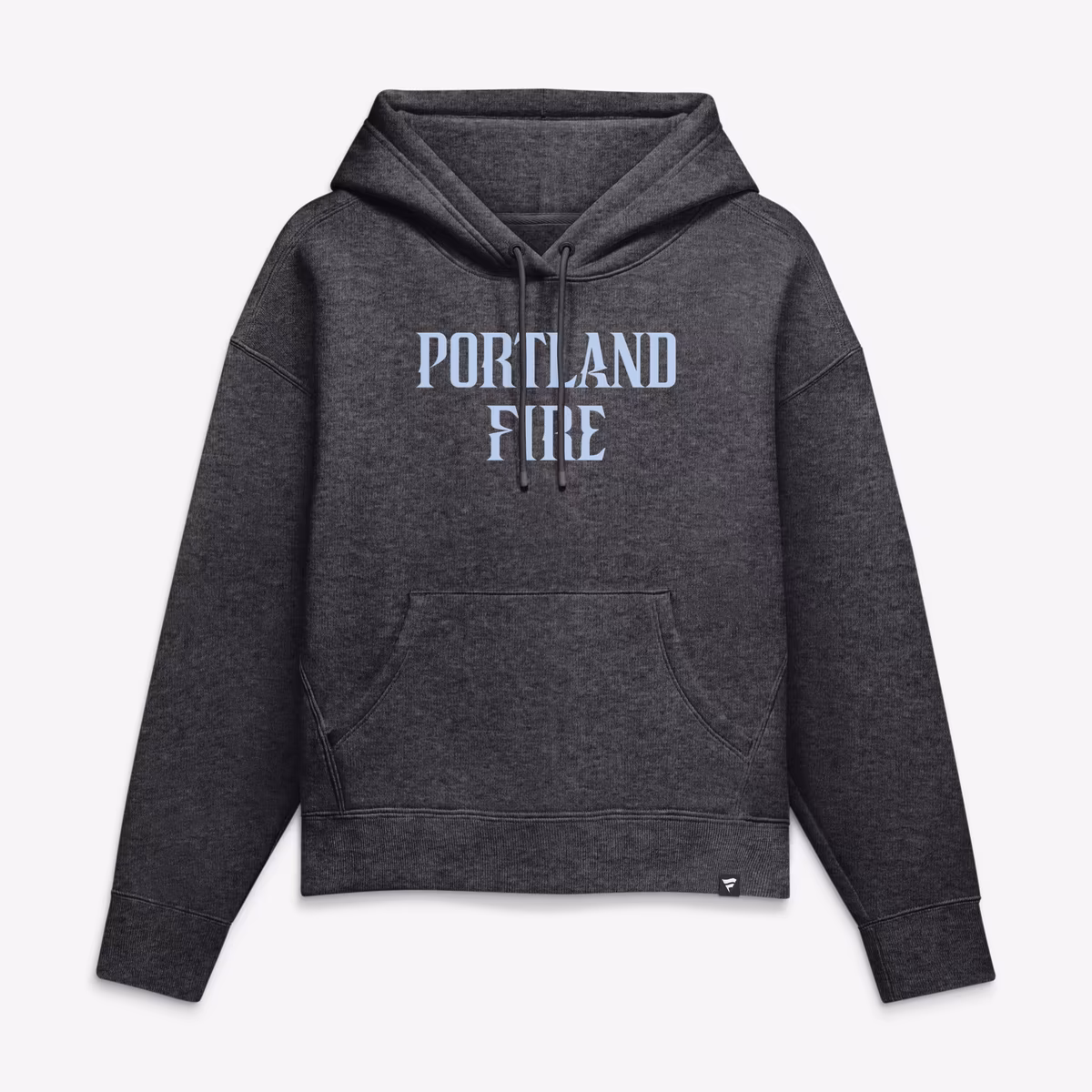 Women's Portland Fire Charcoal Club Fleece Hoodie 2 Women's Portland Fire Charcoal Club Fleece Hoodie