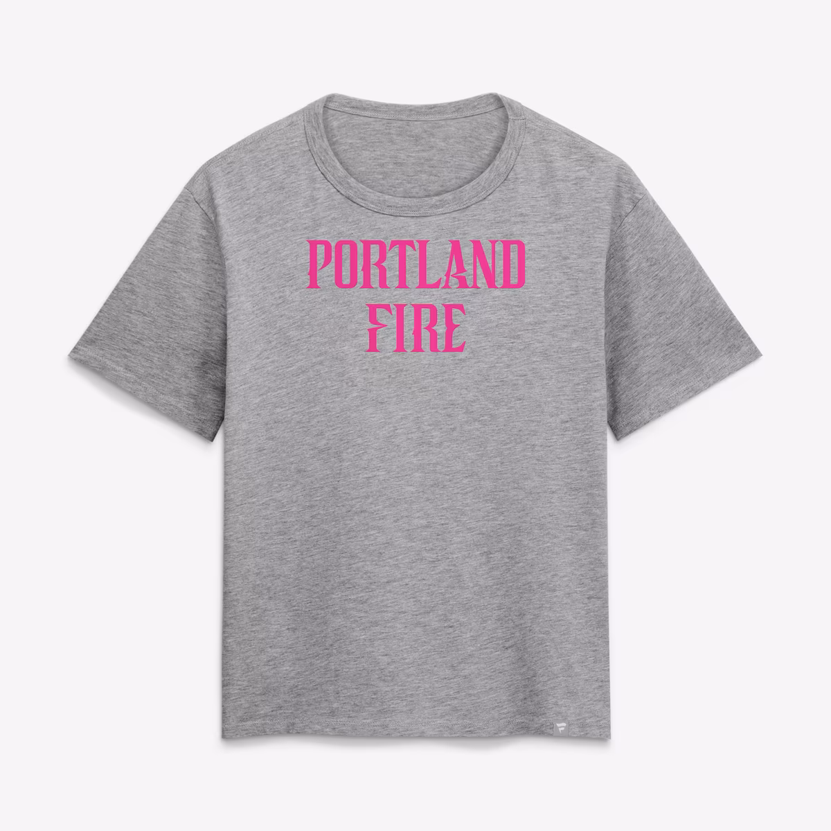 Women's Portland Fire Gray Club T-Shirt 6 Women's Portland Fire Gray Club T-Shirt
