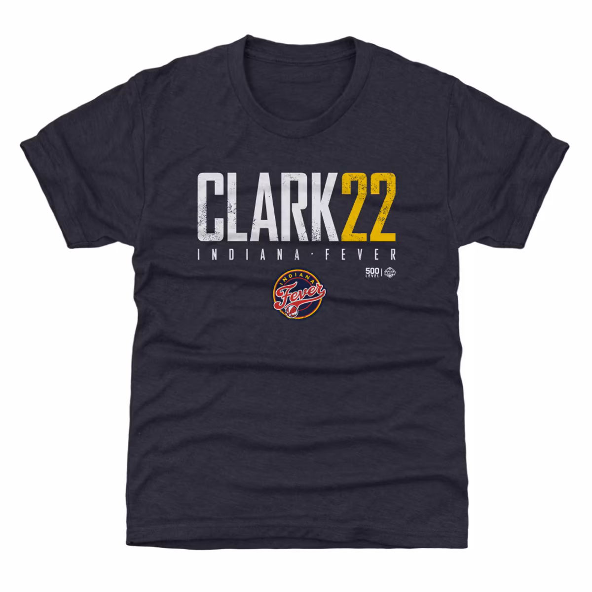 Youth Indiana Fever Caitlin Clark 500 Level Navy Elite T-Shirt 2 Youth Indiana Fever Caitlin Clark 500 Level Navy Elite T-Shirt