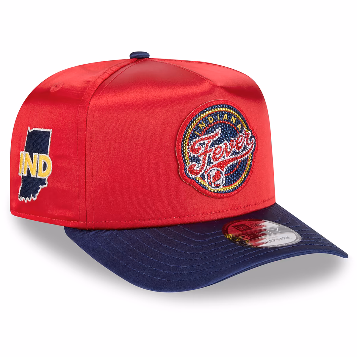 Unisex Indiana Fever New Era Red/Navy 2026 WNBA Draft Satin A-Frame 9FIFTY Adjustable Hat 4 Unisex Indiana Fever New Era Red/Navy 2026 WNBA Draft Satin A-Frame 9FIFTY Adjustable Hat
