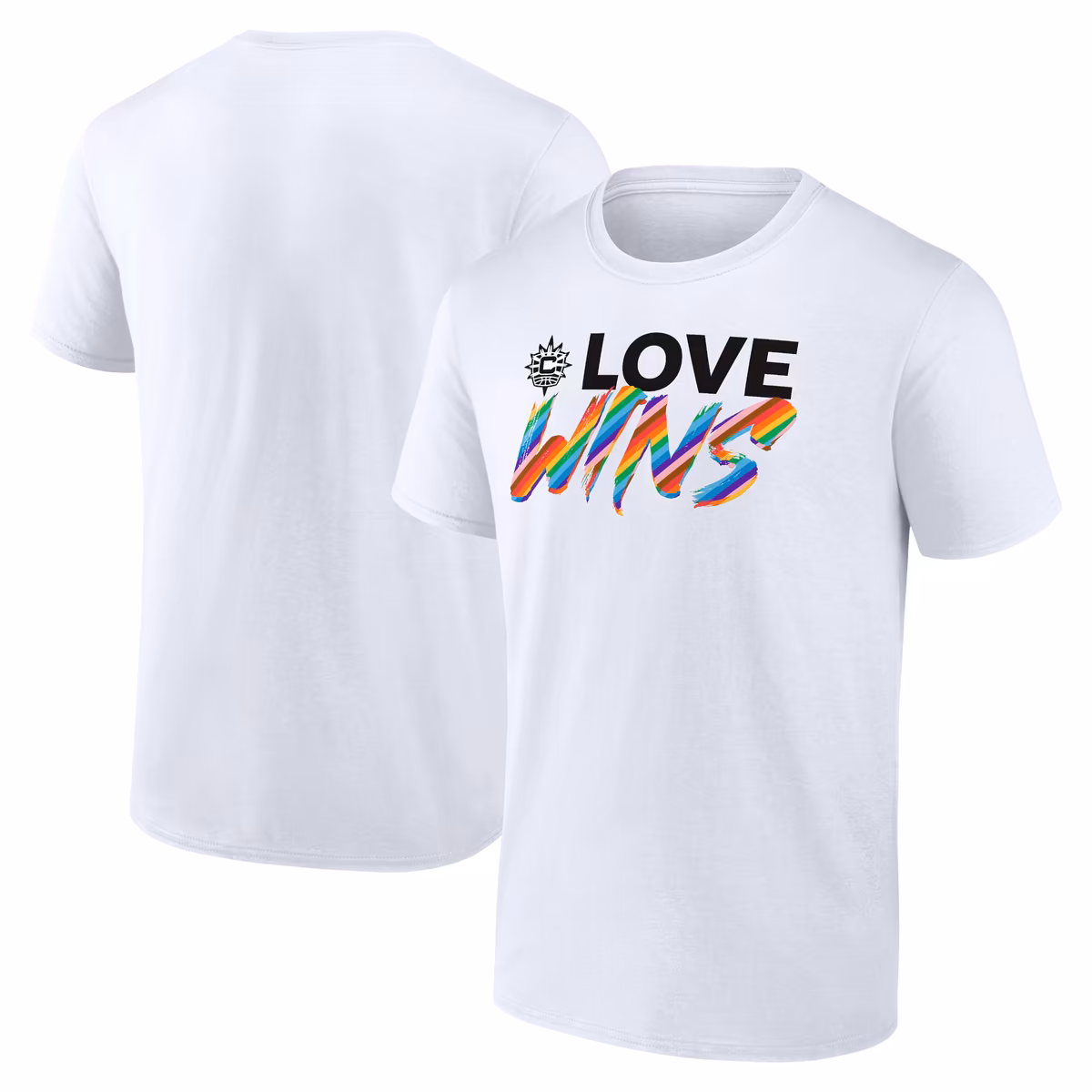 Men's Connecticut Sun White Love Wins T-Shirt