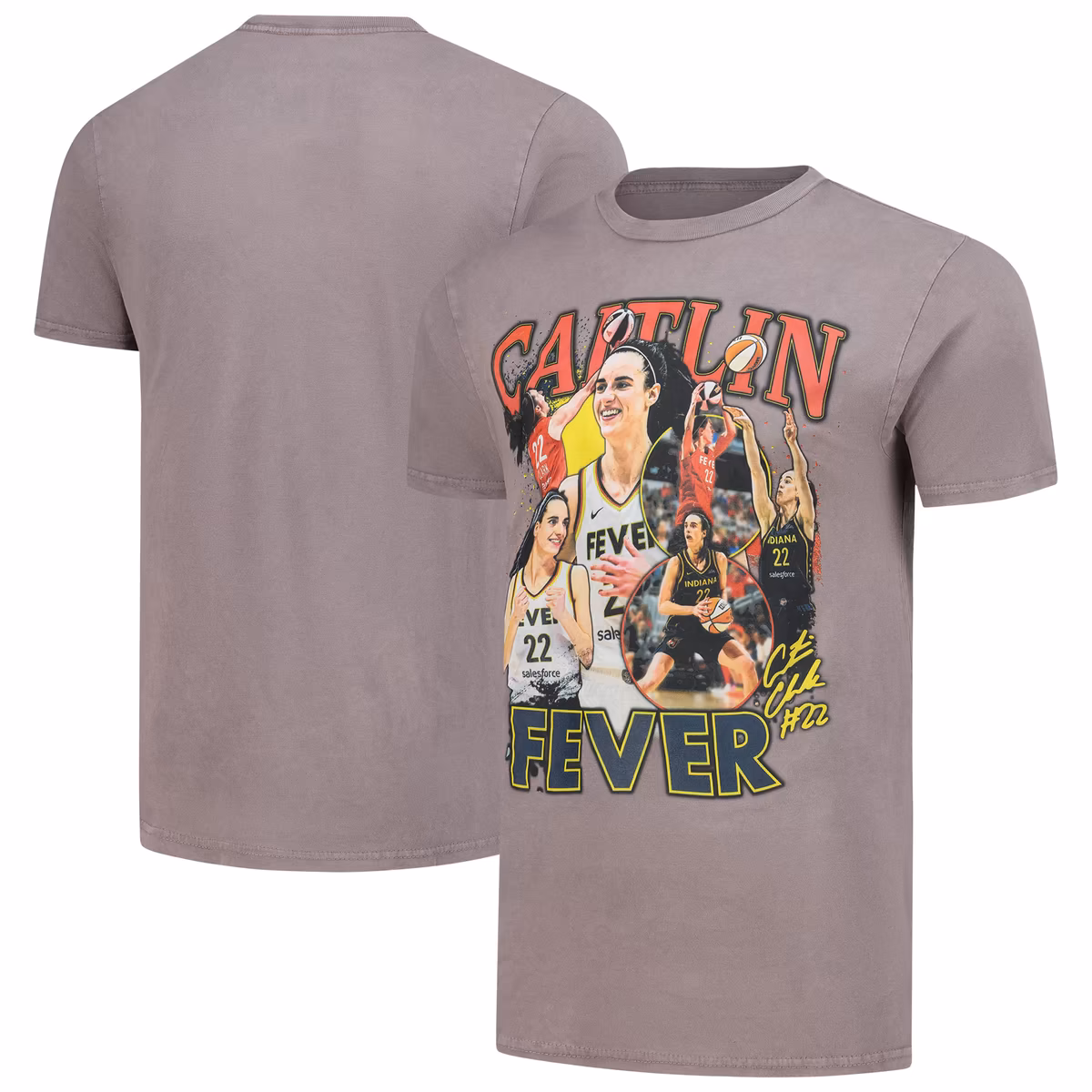 Unisex Indiana Fever Caitlin Clark Stadium Essentials Gray Crossroads T-Shirt