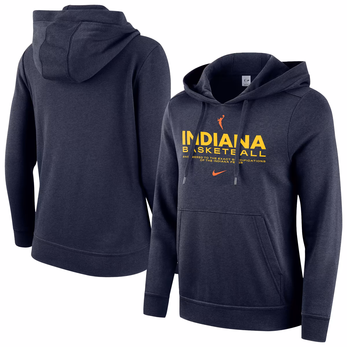 Women's Indiana Fever Nike Navy Club City Pullover Hoodie 3 Women's Indiana Fever Nike Navy Club City Pullover Hoodie