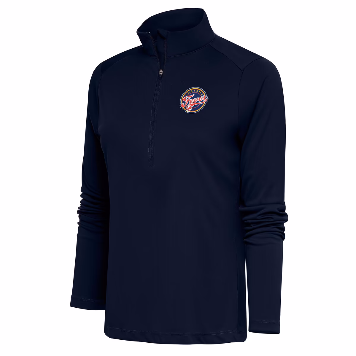 Women's Indiana Fever Antigua Navy Tribute Half-Zip Top 1 Women's Indiana Fever Antigua Navy Tribute Half-Zip Top