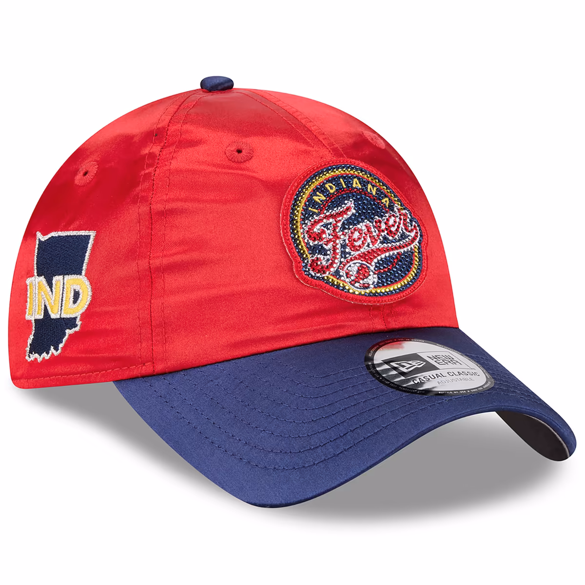 Unisex Indiana Fever New Era Red/Navy 2026 WNBA Draft Casual Classic Adjustable Hat