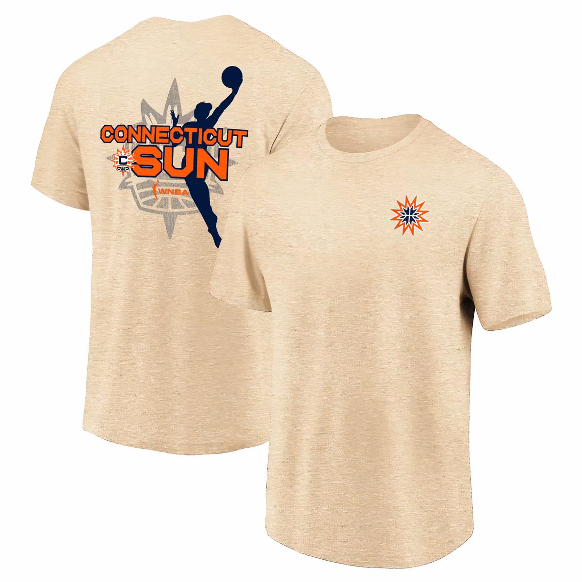 Unisex Connecticut Sun Fanatics Natural Tri-Blend Elite T-Shirt