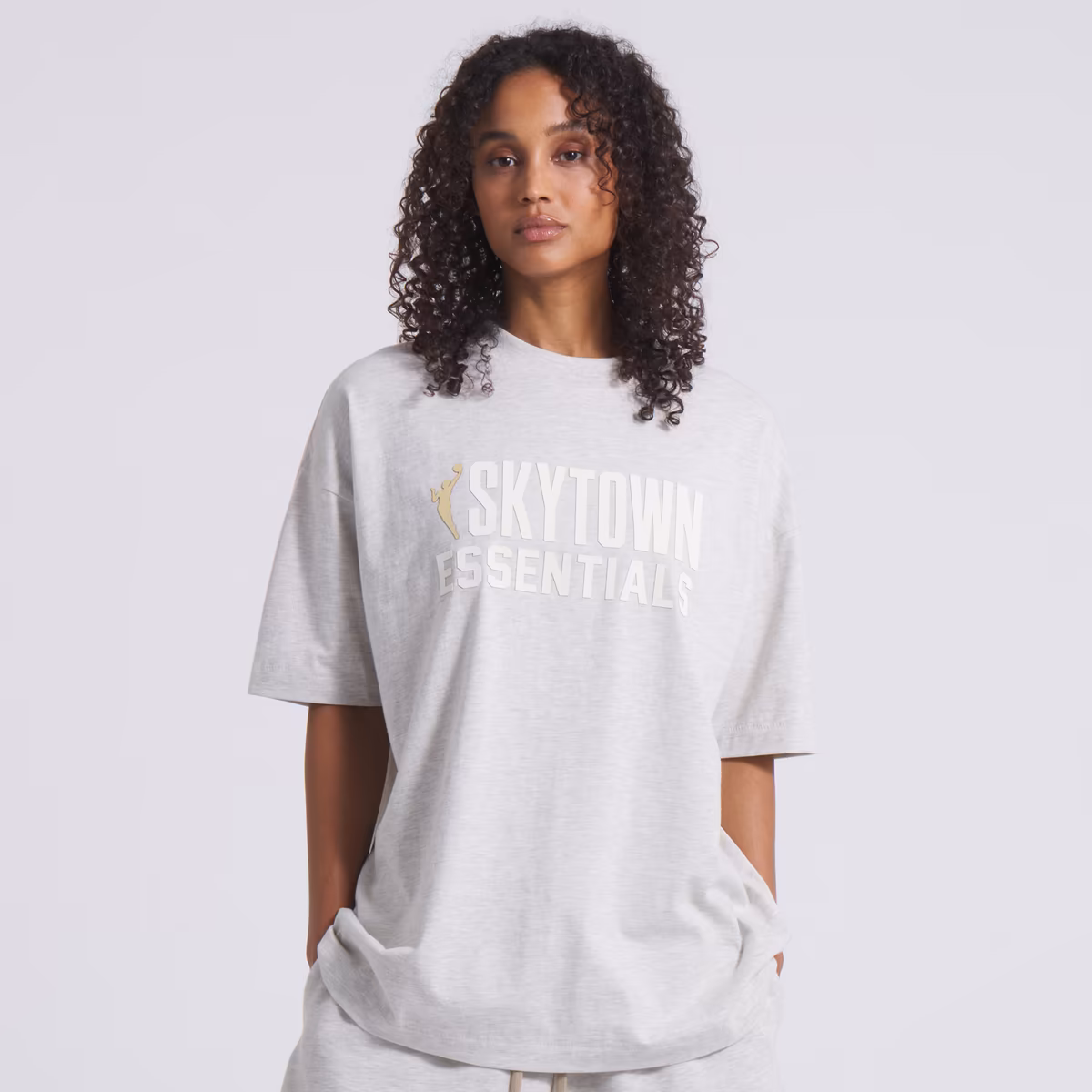 Unisex Chicago Sky Fear of God Heather Gray WNBA x ESSENTIALS T-Shirt
