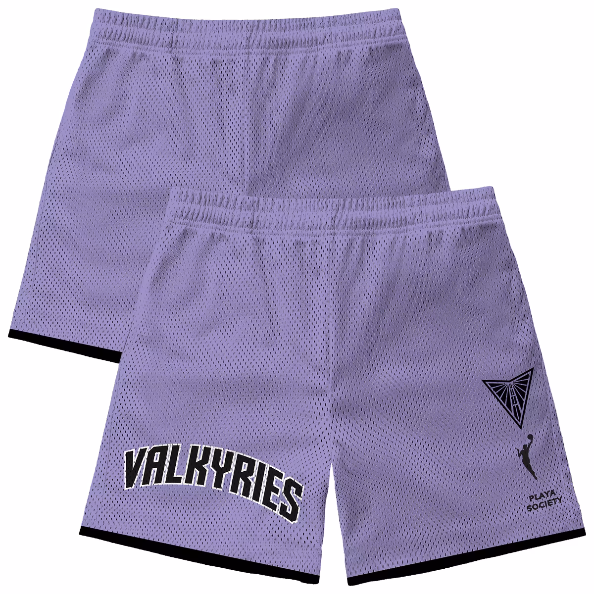 Unisex Golden State Valkyries  Playa Society Violet Team Mesh Shorts