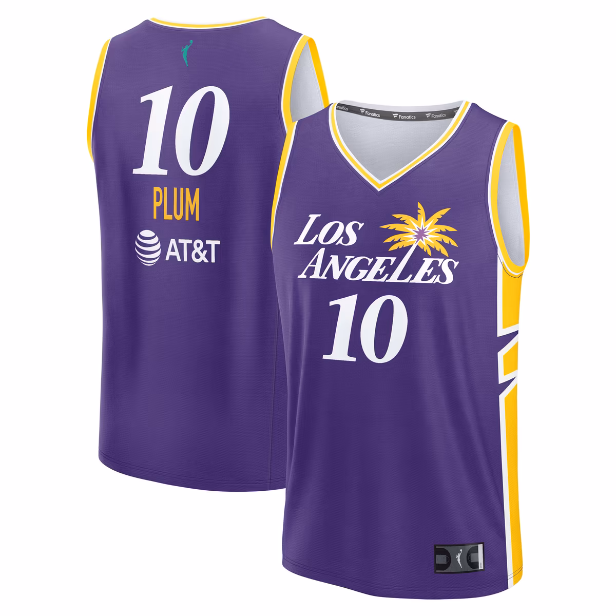 Unisex Los Angeles Sparks Kelsey Plum Fanatics Purple Explorer Edition Fast Break Replica Jersey