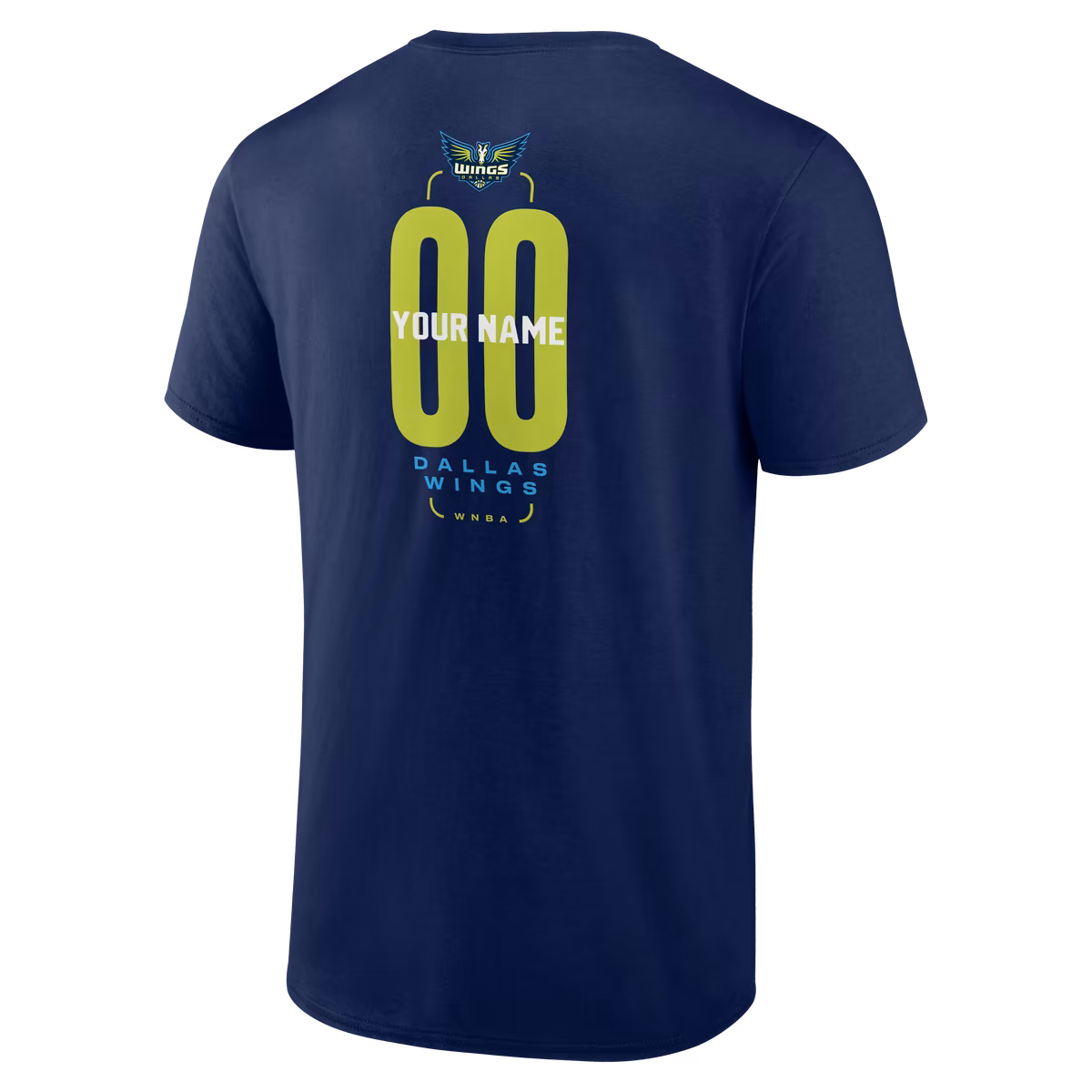 Men's Dallas Wings Navy Big & Tall Personalized Center Court T-Shirt 4 Men's Dallas Wings Navy Big & Tall Personalized Center Court T-Shirt