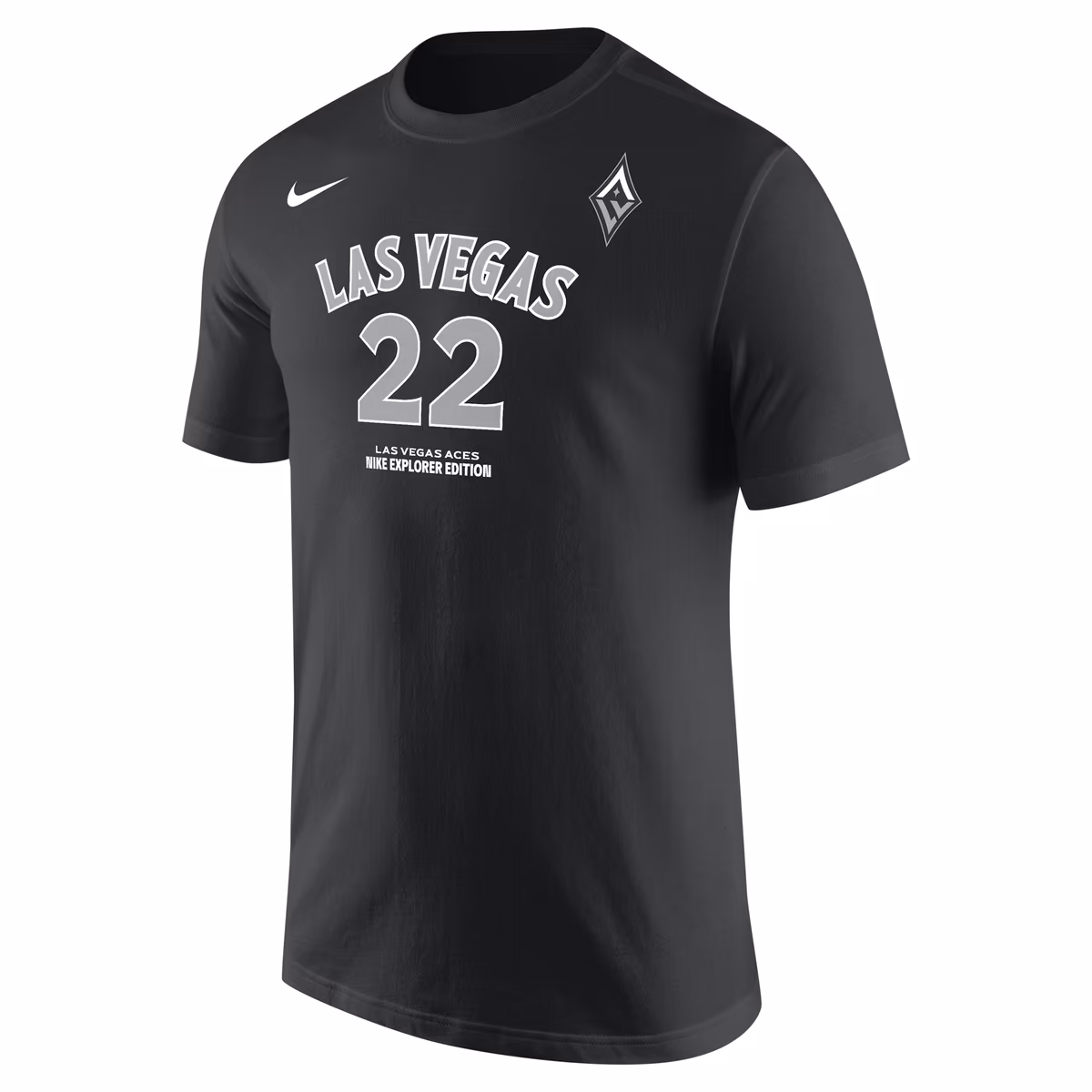 Unisex Las Vegas Aces A'ja Wilson Nike Black Explorer Edition Name & Number T-Shirt 3 Unisex Las Vegas Aces A'ja Wilson Nike Black Explorer Edition Name & Number T-Shirt