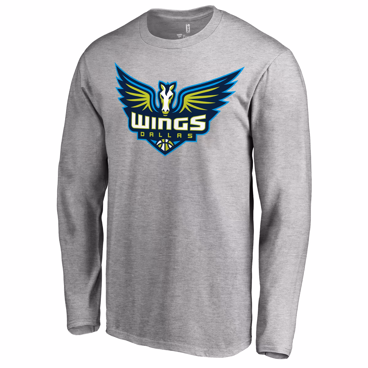 Men's Dallas Wings Heathered Gray Primary Logo Long Sleeve T-Shirt 8 Men's Dallas Wings Heathered Gray Primary Logo Long Sleeve T-Shirt