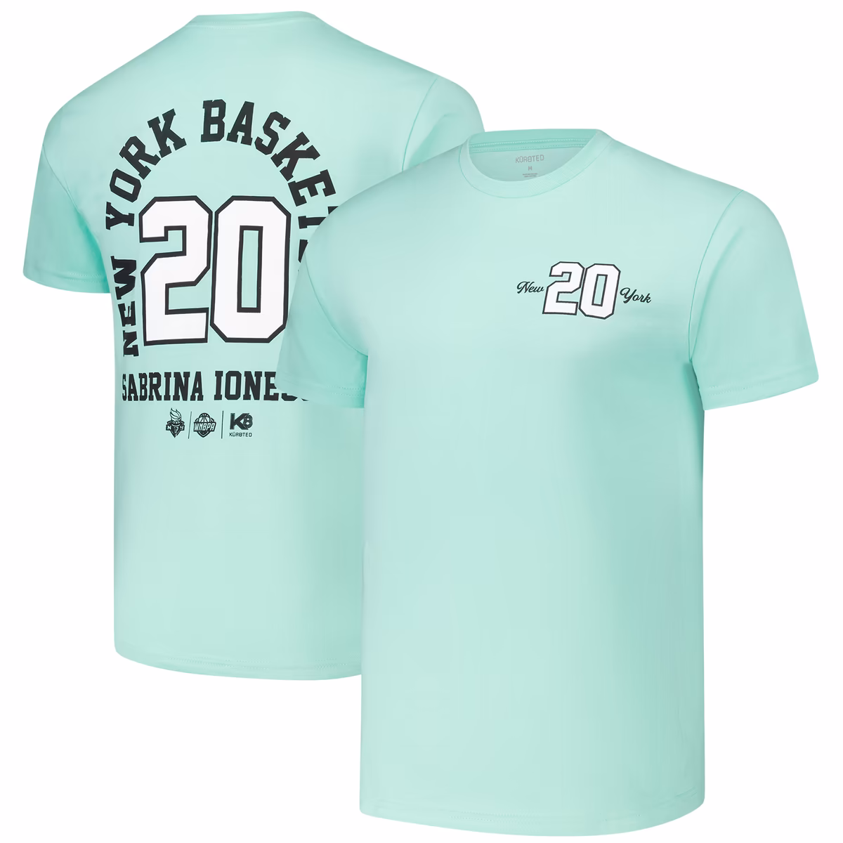 Unisex New York Liberty Sabrina Ionescu Mint Player ID Arch T-Shirt