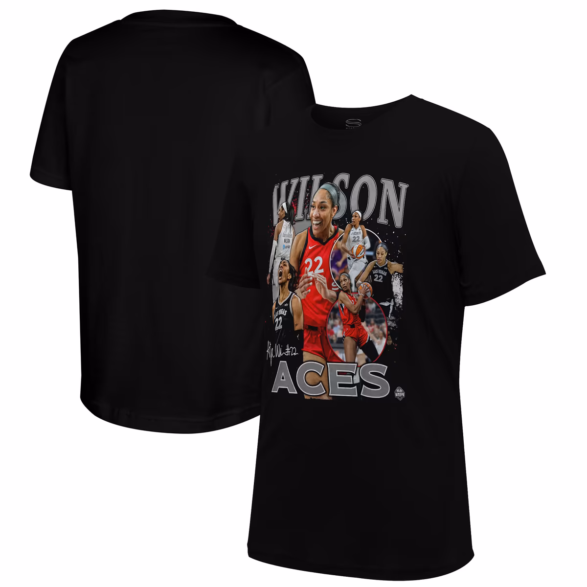 Unisex Las Vegas Aces A'ja Wilson Stadium Essentials Black Crossroads T-Shirt 9 Unisex Las Vegas Aces A'ja Wilson Stadium Essentials Black Crossroads T-Shirt