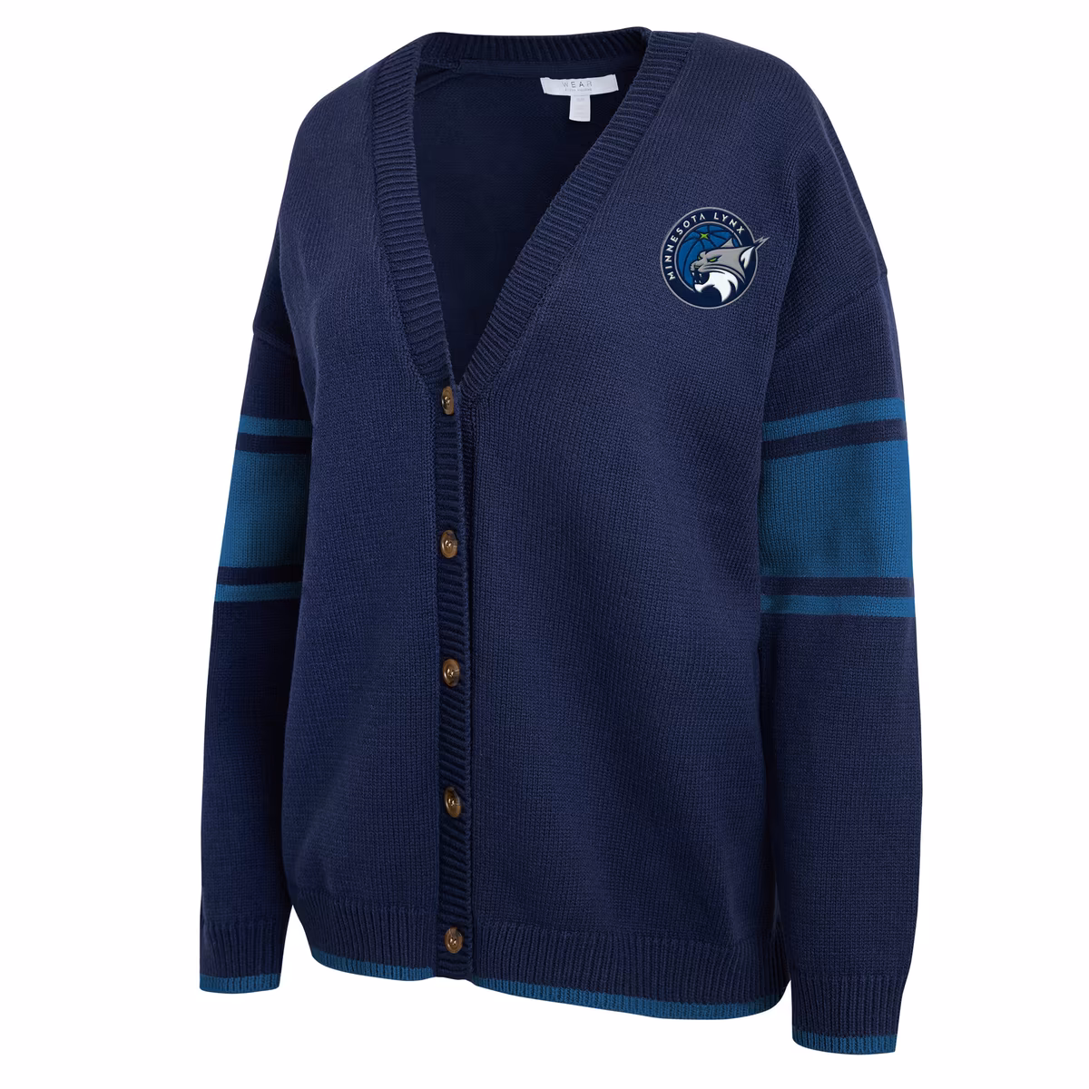 Women's Minnesota Lynx WEAR by Erin Andrews Navy Button-Up Cardigan 4 Women's Minnesota Lynx WEAR by Erin Andrews Navy Button-Up Cardigan
