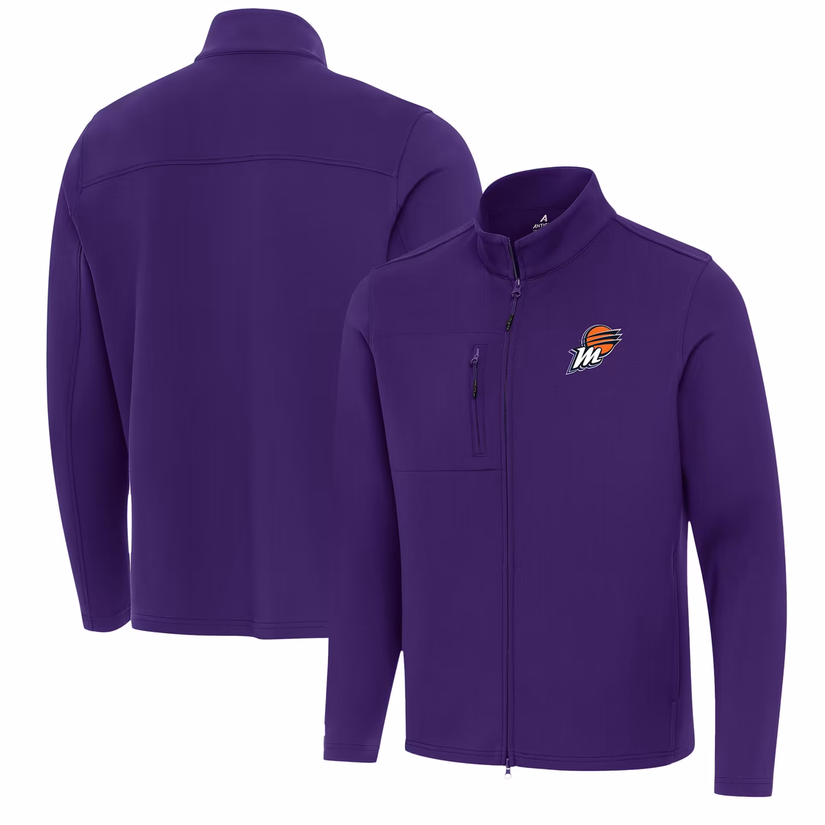 Men's Phoenix Mercury Antigua Purple Objection Full-Zip Jacket