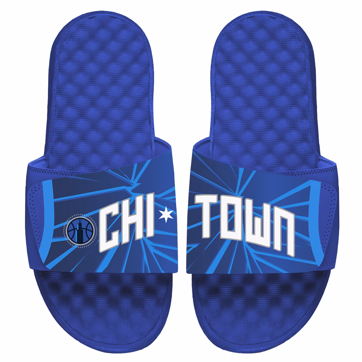 Youth Chicago Sky ISlide Royal Alternate Jersey Slide Sandals
