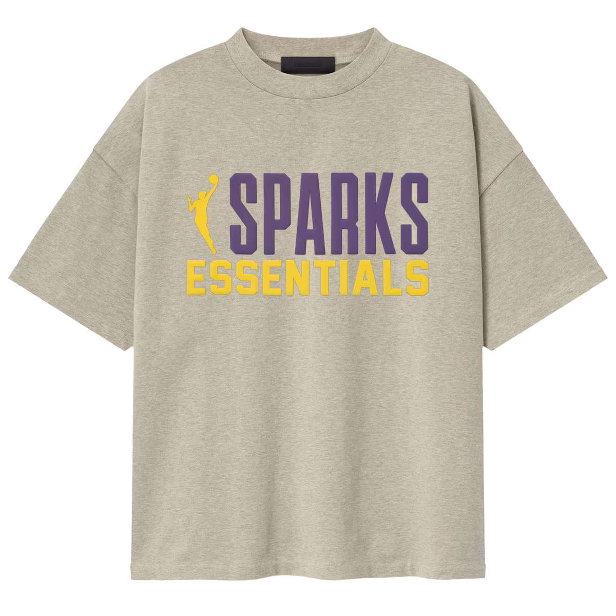 Unisex Los Angeles Sparks Fear of God x WNBA Heather Gray 90s T-Shirt