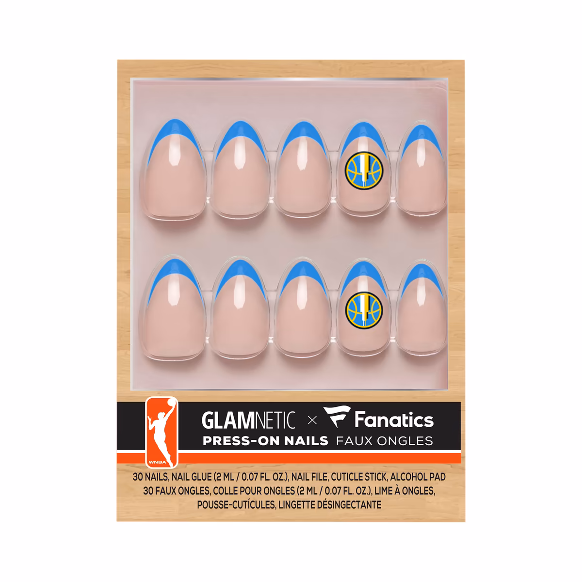 Chicago Sky Glamnetic x Fanatics Nail Kit