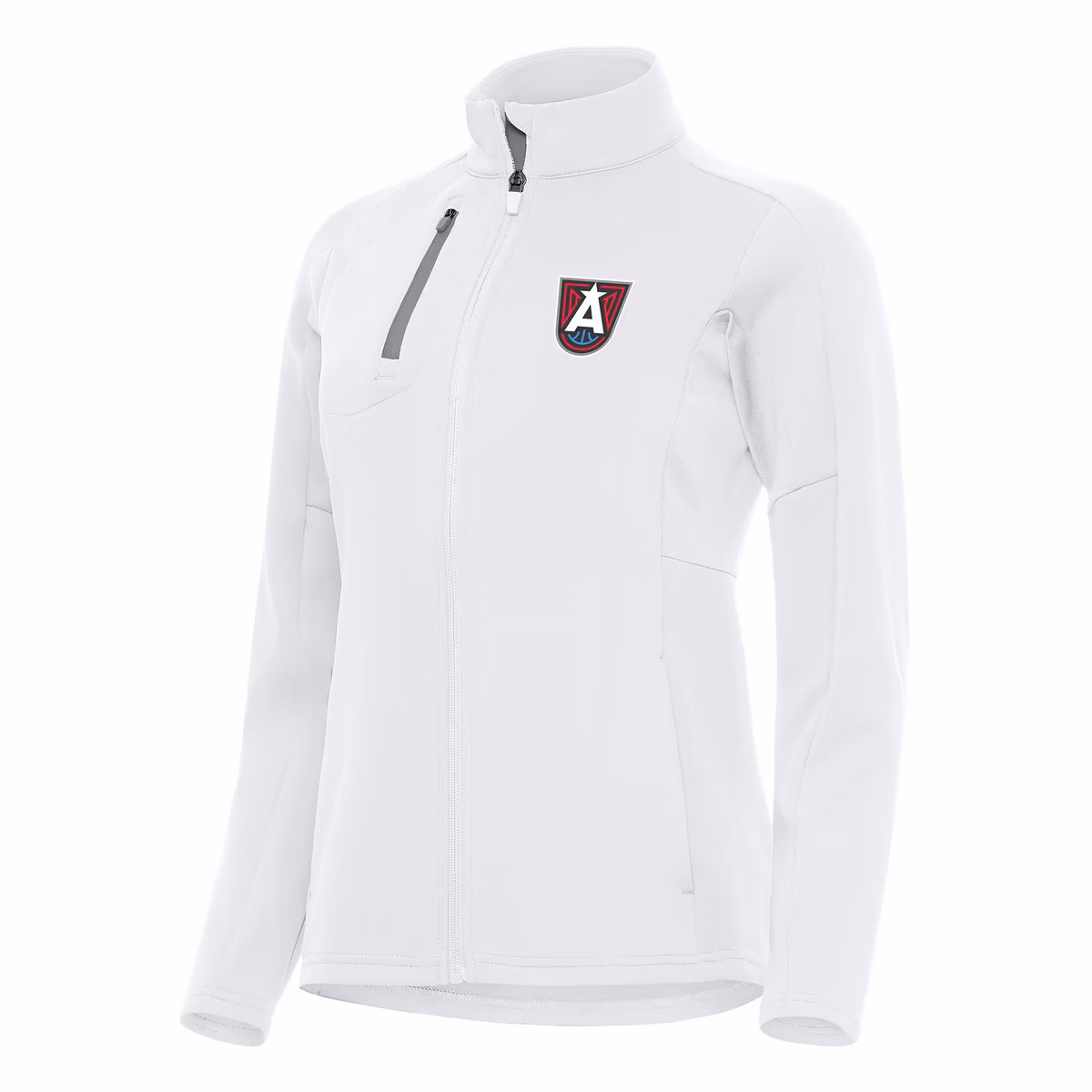Women's Atlanta Dream Antigua White Generation Full-Zip Jacket 3 Women's Atlanta Dream Antigua White Generation Full-Zip Jacket