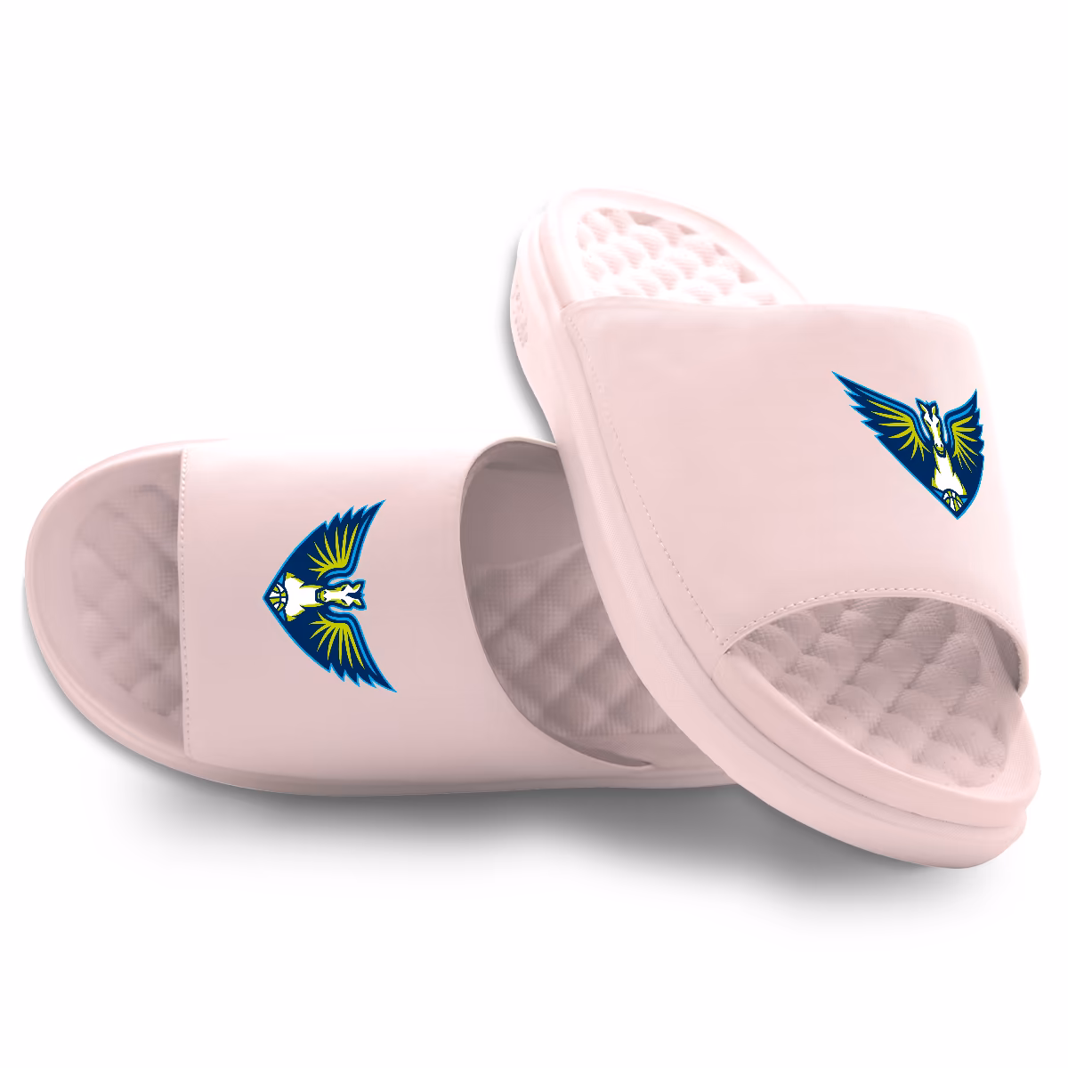 Unisex Dallas Wings ISlide Pink Primary Motive Slide Sandals