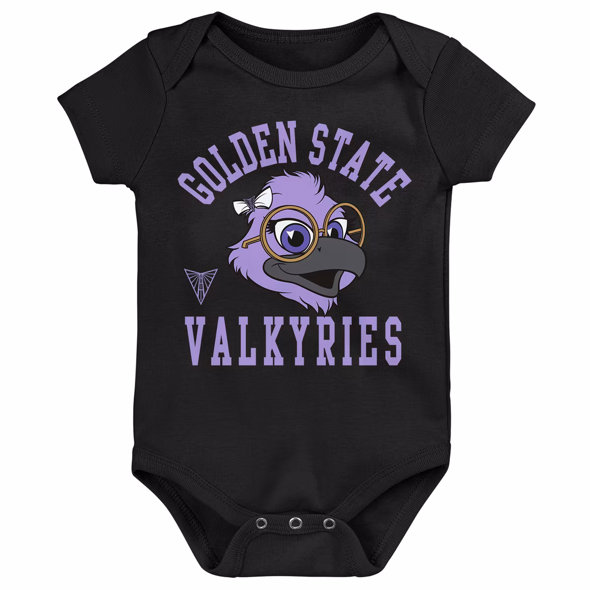 Infant Golden State Valkyries Outerstuff Black Shout Out Bodysuit