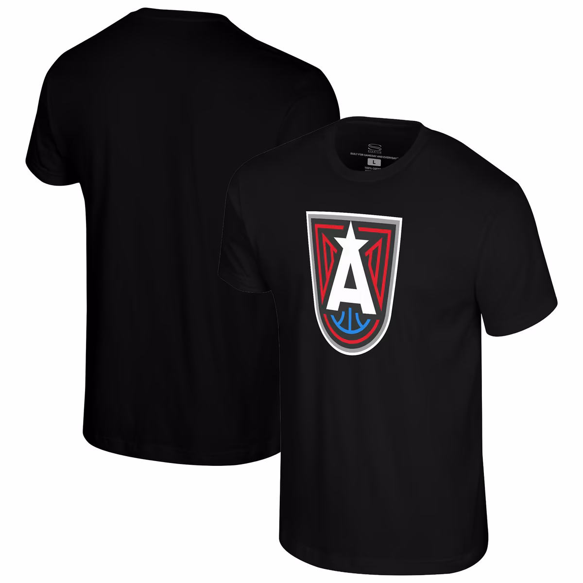 Unisex Atlanta Dream Stadium Essentials Black Origins Color Logo T-Shirt 2 Unisex Atlanta Dream Stadium Essentials Black Origins Color Logo T-Shirt