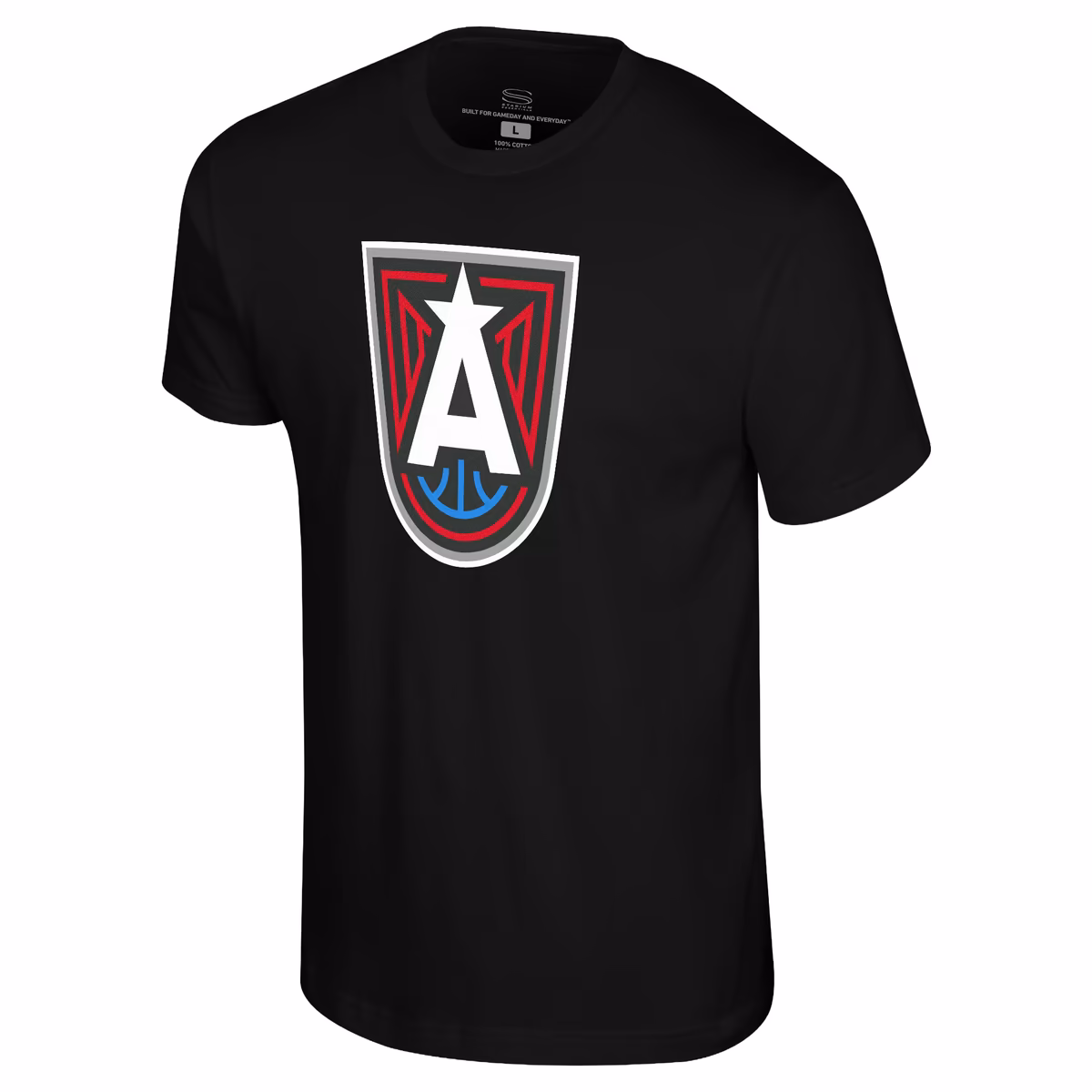 Unisex Atlanta Dream Stadium Essentials Black Origins Color Logo T-Shirt 3 Unisex Atlanta Dream Stadium Essentials Black Origins Color Logo T-Shirt