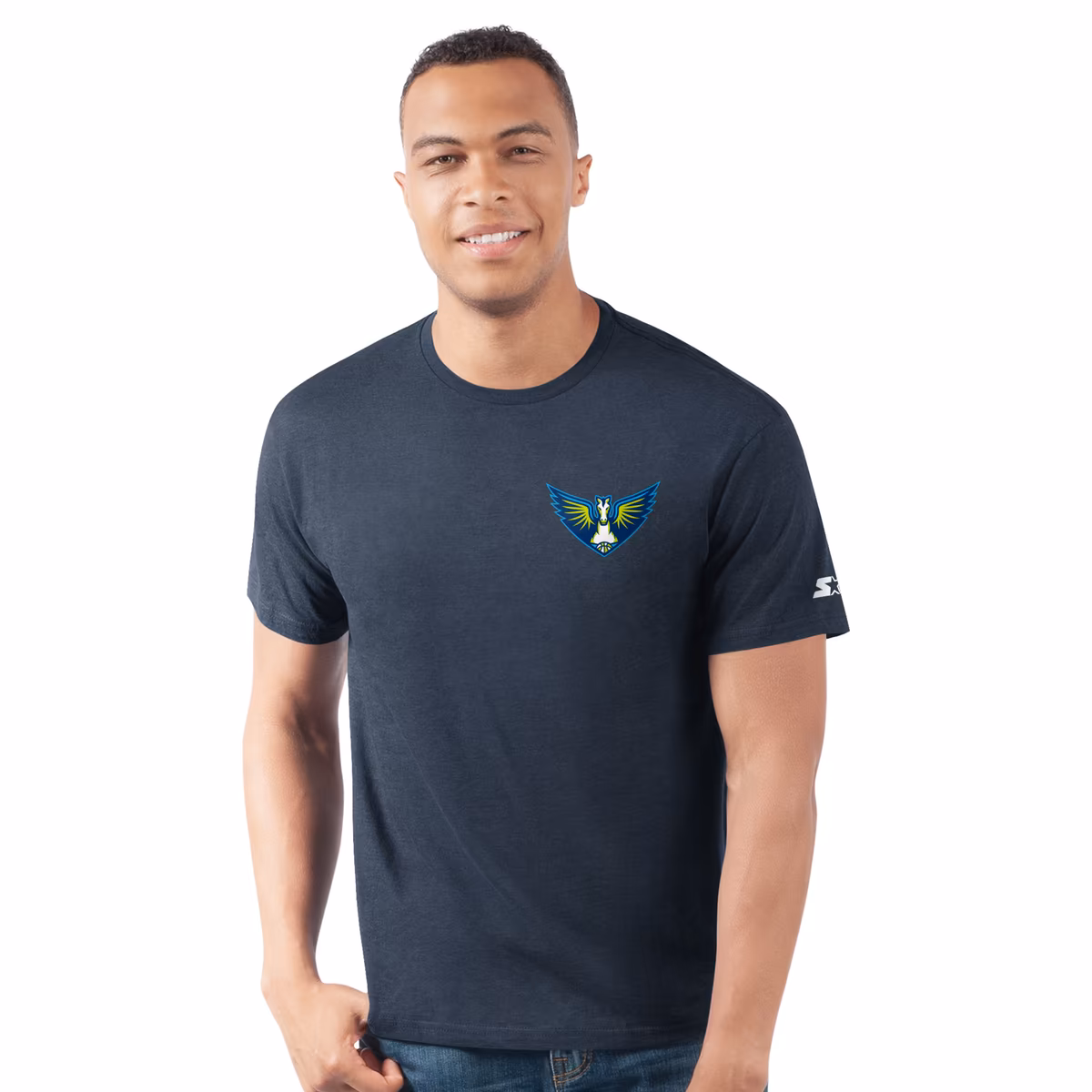Men's Dallas Wings Starter Navy WNBA 30th Anniversary Prime Time T-Shirt 9 Men's Dallas Wings Starter Navy WNBA 30th Anniversary Prime Time T-Shirt